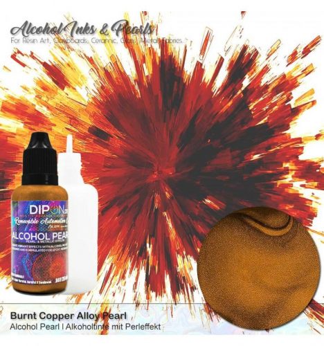 Dipon Alcohol Pearl Ink 25ml (rozsdabarna)