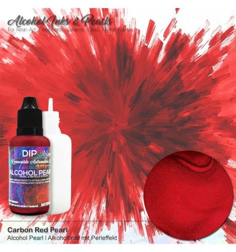 Dipon Alcohol Pearl Ink 25ml (carbon vörös)