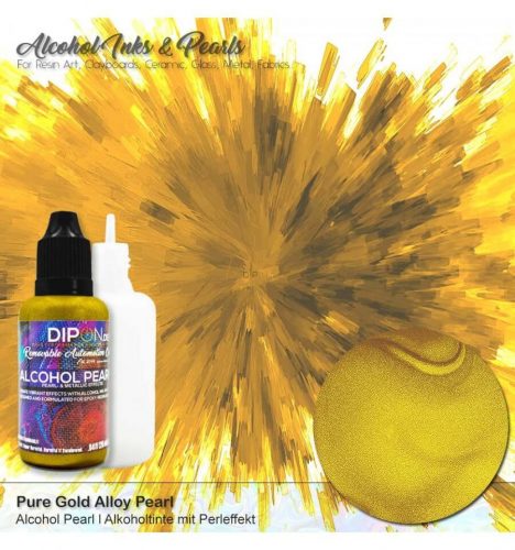 Dipon Alcohol Pearl Ink 25ml (arany)