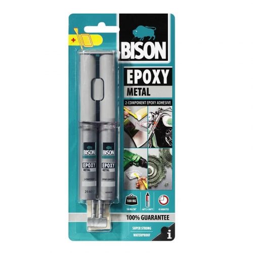 BISON Epoxy ragasztó fémhez 24ml