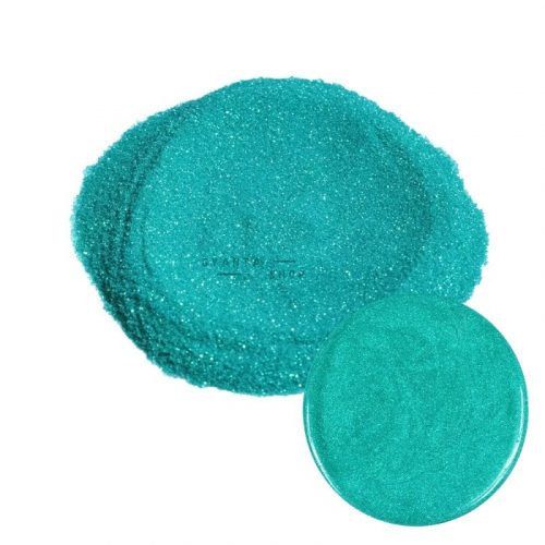 Dipon pigment mica - Csillogós türkiz zöld - (25gr)