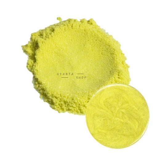 Dipon pigment mica - Csillogós sárga - (25gr)