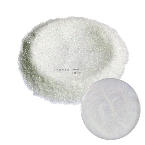 Dipon pigment mica - Csillogós fehér - (25gr)