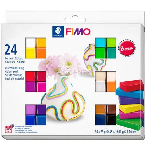 FIMO effect gyurmakészlet 24*25g BASIC