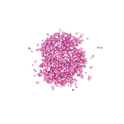 Jesmonite glitter chips üveggranulátum - 30 gr - ultra pink